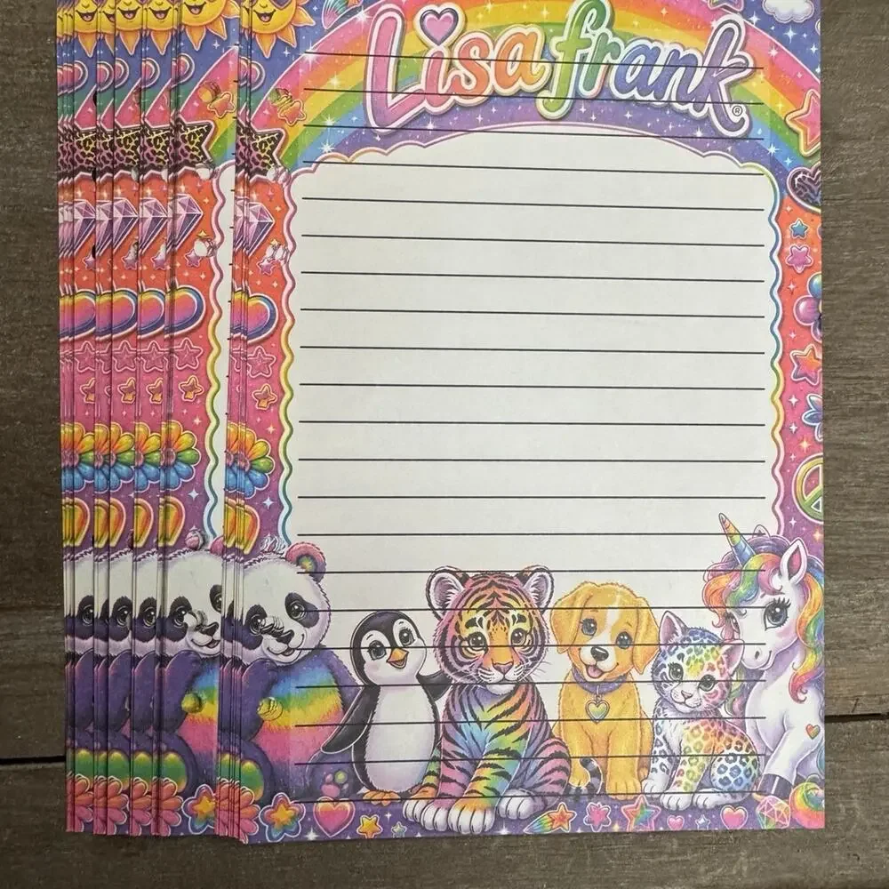 Lisa Frank Inspired Size A5 Refill Paper (50 Sheets)